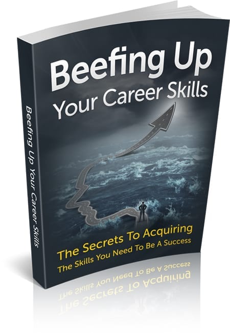 Beefing Up Career Skills digital guide with PLR MRR resell rights for professional development