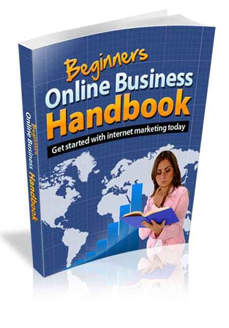 Digital beginners online business handbook with PLR MRR resell rights – instant download guide for ecommerce success