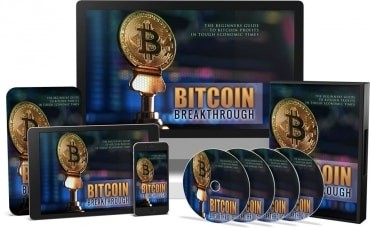 Bitcoin investment video course with PLR resell rights showing digital assets and security strategies