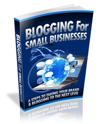 Blogging for small businesses digital PLR package with resell rights for entrepreneurs