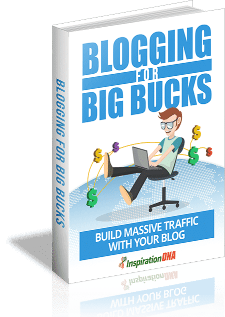 Blog commenting traffic guide eBook cover with headline and graphic design
