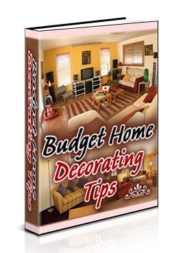 Budget Home Decorating Tips – DIY interior makeover on a shoestring with PLR resell rights