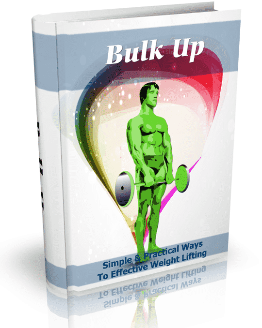 Bulk Up – weight lifting and bulking up eBook guide for muscle gains with PLR/MRR rights