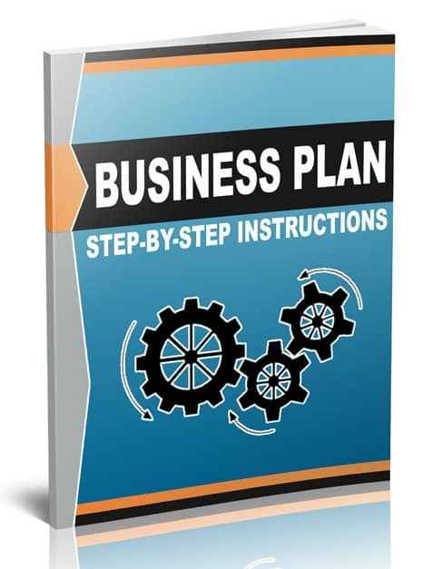 Step-by-step business plan creation guide with PLR resell rights for entrepreneurs