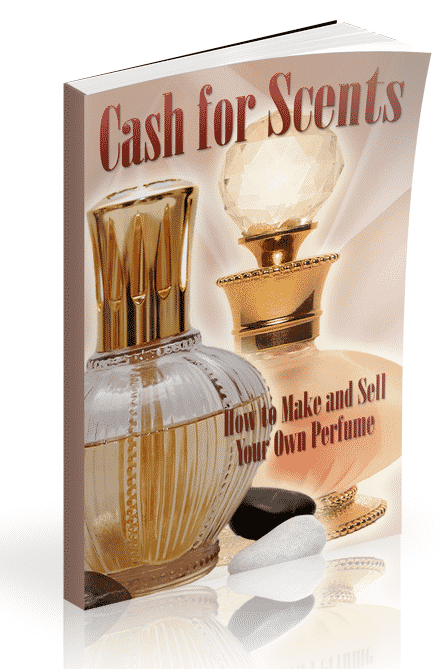 Cash for Scents digital guide with PLR rights, DIY perfume making hobby and business kit cover image
