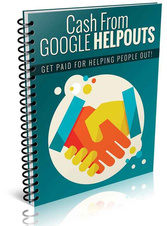 Digital PLR report Cash from Google Helpouts showing how to earn money with Google Helpouts