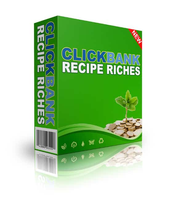 CB Recipe Riches digital PLR bundle with affiliate marketing resources and resell rights
