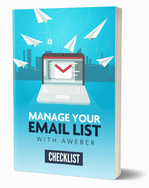 Aweber email marketing checklist course with PLR resell rights