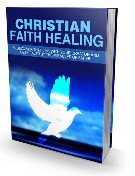 Christian Faith Healing digital download with PLR MRR resell rights cover image