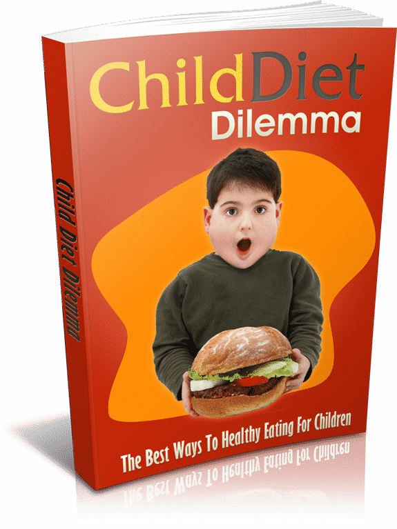 Child Diet Dilemma digital guide with PLR MRR for raising healthy kids