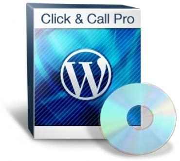 Click and Call Pro WordPress plugin with PLR MRR resell rights for instant phone calls