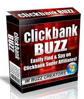 ClickBank Buzz affiliate research tool digital download with PLR MRR resell rights