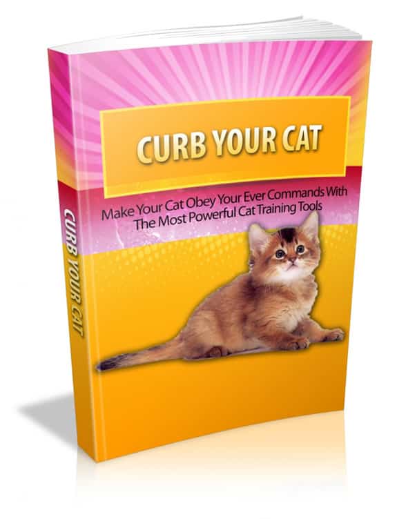 Curb Your Cat digital training guide with PLR resell rights for cat owners