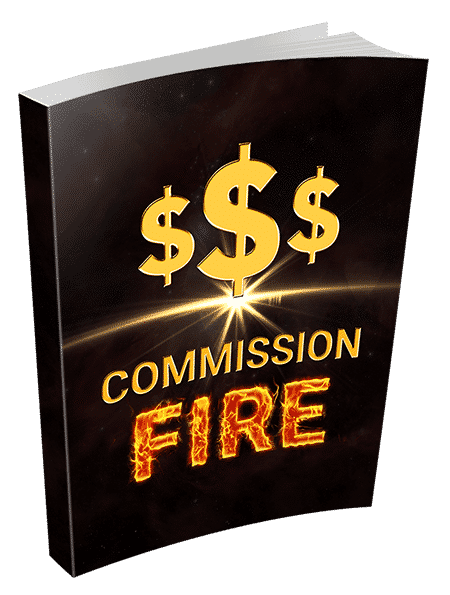 Commission Fire affiliate marketing blueprint with PLR resell rights digital download cover image