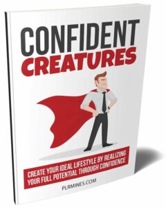 Confident Creatures eBook cover showing a confident individual symbolizing self-belief and success