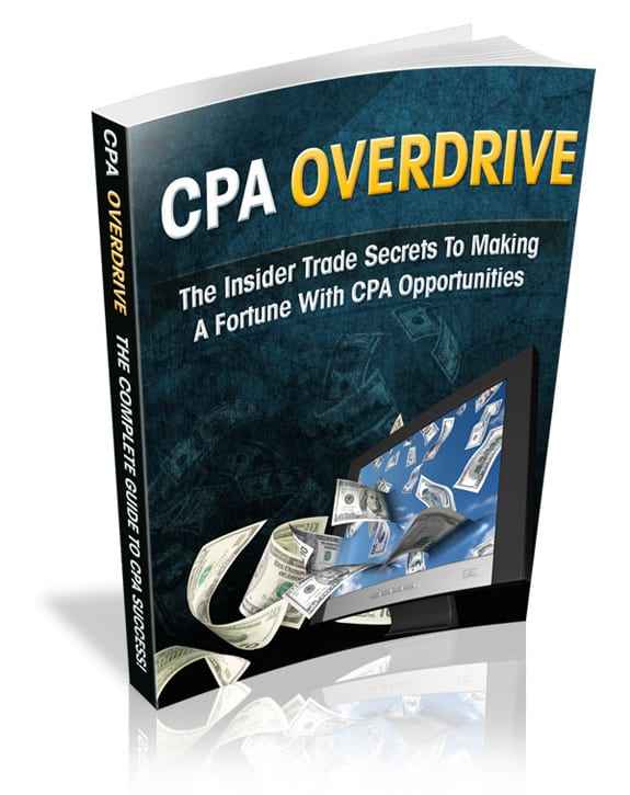 CPA Overdrive digital PLR product – resell rights CPA money making system