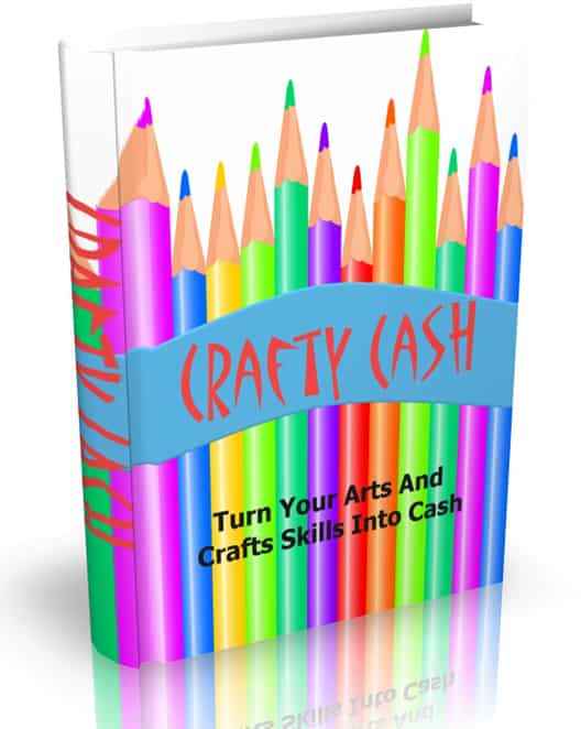 Crafty Cash guide with PLR MRR rights for turning arts and crafts skills into cash