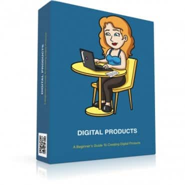 Digital products PLR report cover image showing a computer and creative elements</