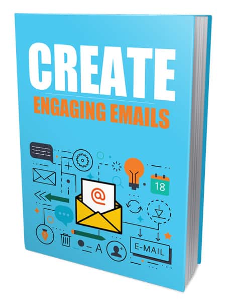 Digital guide with PLR/MRR resell rights on creating engaging email newsletters with professional tips