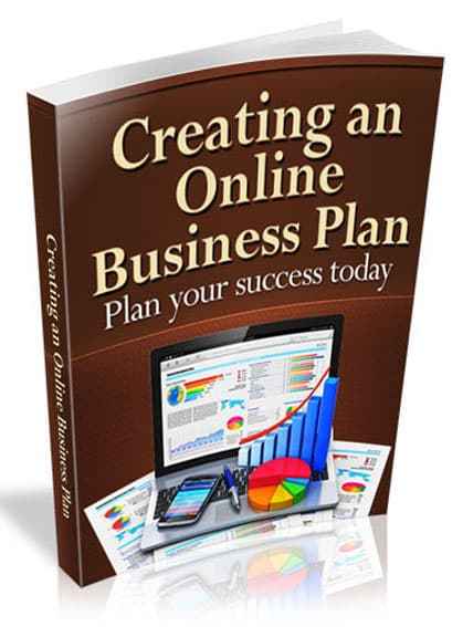 Digital ebook for creating an online business plan with PLR and resell rights