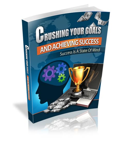 Crush Your Goals – realistic goal setting guide with PLR/MRR resell rights for personal success