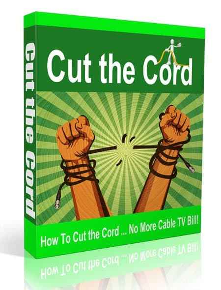 Cut the Cord digital guide with PLR and MRR resell rights for video entertainment savings