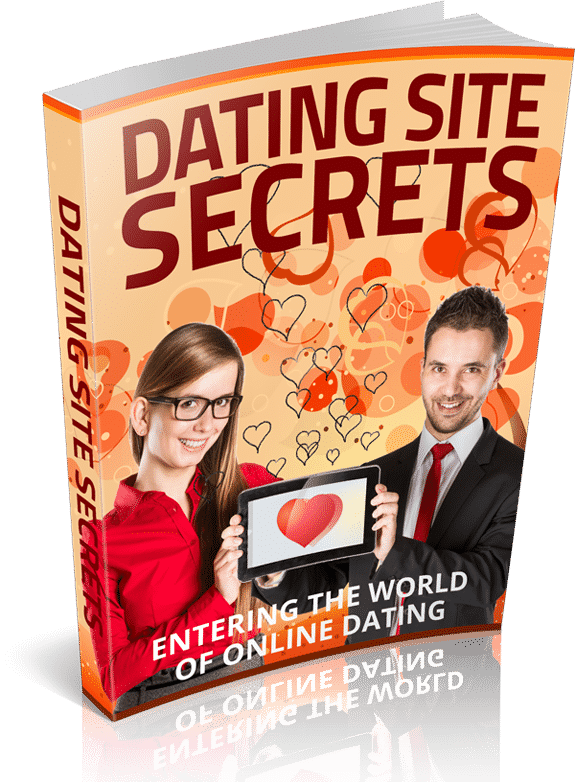 Dating site guide book cover with tips for online dating success and PLR resell rights
