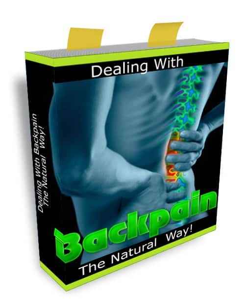Natural back pain relief digital guide with PLR MRR rights – drug-free cure for backache