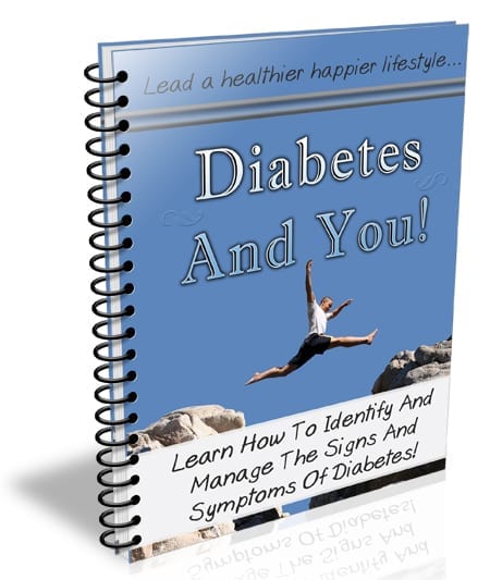 Diabetes and You newsletter cover showing healthy lifestyle and blood sugar management