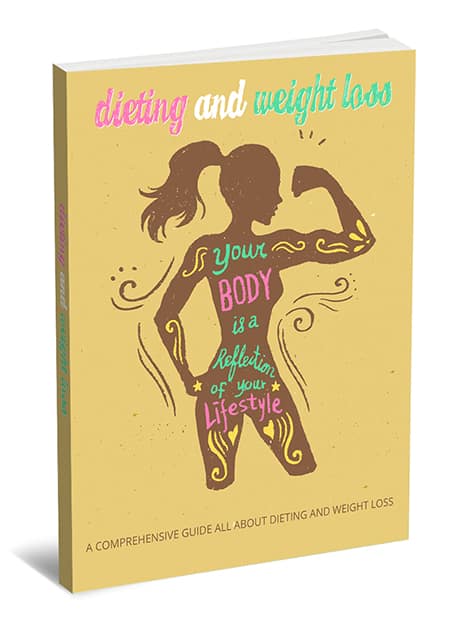 Digital weight loss ebook with simple diet tips and fat burning foods for PLR resell rights