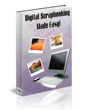 Digital Scrapbooking Made Easy – instant download PLR MRR resell rights kit