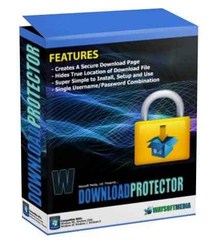 Download Protector software – secure download page creator for digital products and PLR/MRR resell rights