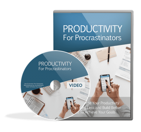 Procrastination buster video training series with PLR rights – boost productivity instantly