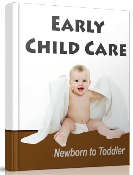 Early Child Care eCourse digital download with PLR resell rights for new parents and caregivers