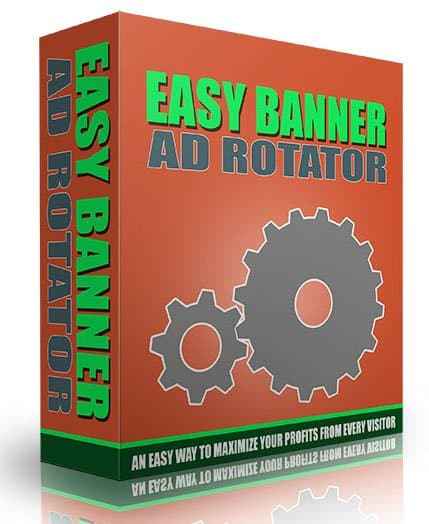 Easy Banner Ad Rotator digital download PLR MRR resell rights banner rotator software