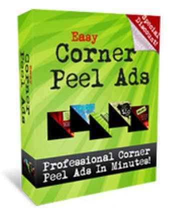 Easy Corner Peel Ads - non-intrusive corner peel effects for website marketing and lead generation