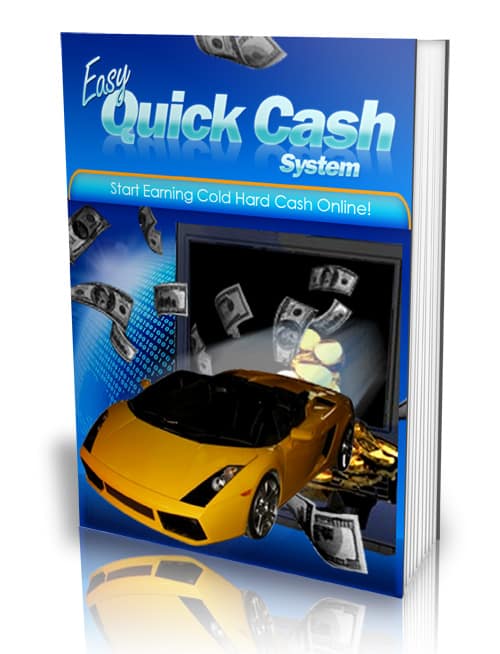 Easy Quick Cash System digital product with PLR MRR resell rights