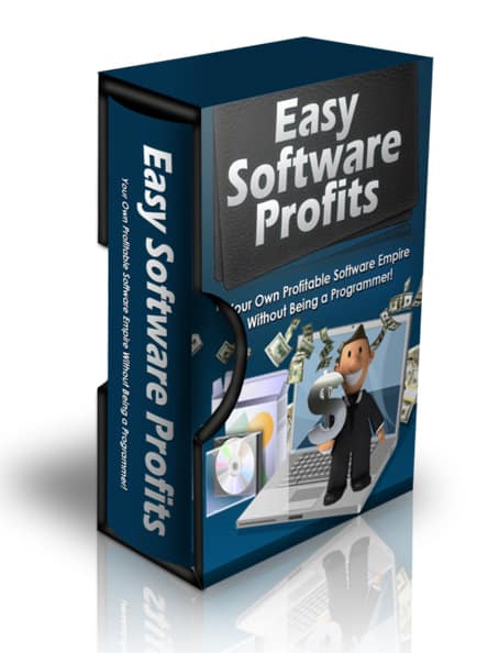 Easy Software Profits PLR guide showing software creation without coding skills for resell profits