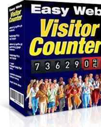 Easy Web Visitor Counter script tracking visitors with resell rights – digital analytics tool