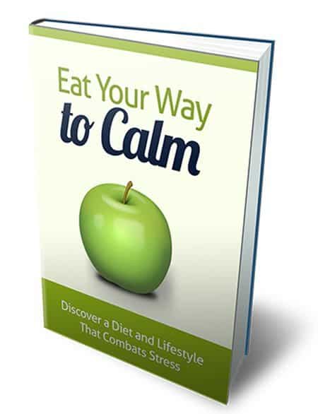 Eat Your Way to Calm digital PLR guide for stress relief diet and lifestyle resell rights