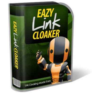 Eazy Link Cloaker PLR software dashboard for affiliate link masking and commission protection