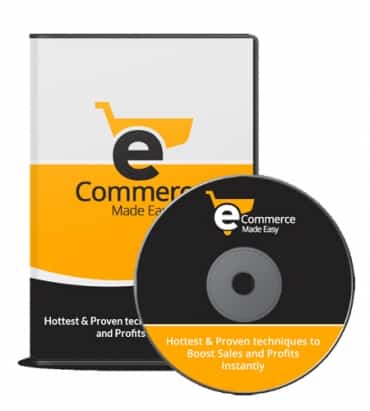 eCommerce Made Easy video training course with PLR MRR resell rights – online store building guide