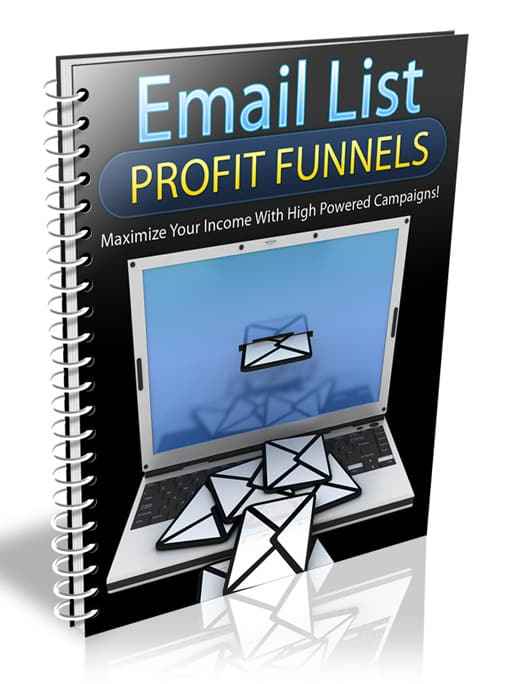 Email List Profit Funnels digital ebook with PLR MRR resell rights and email monetization strategies