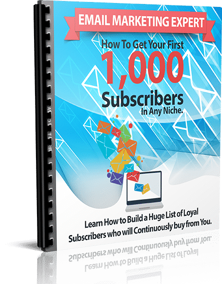 Email marketing course cover image showing email expert tactics to build subscriber lists
