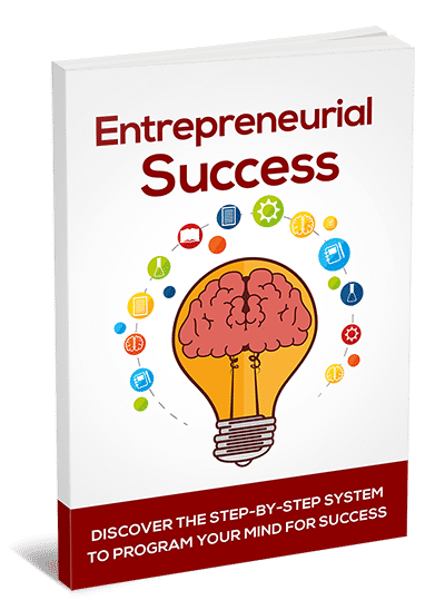 Entrepreneurial success mindset guide with PLR and MRR resell rights digital download