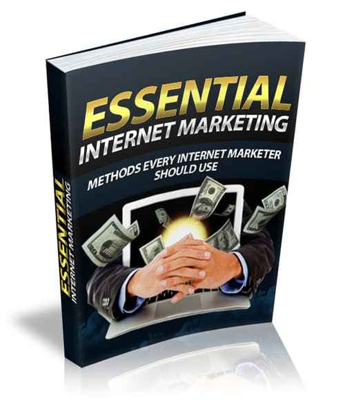 Essential Internet Marketing digital download with PLR and MRR resell rights for building an online business