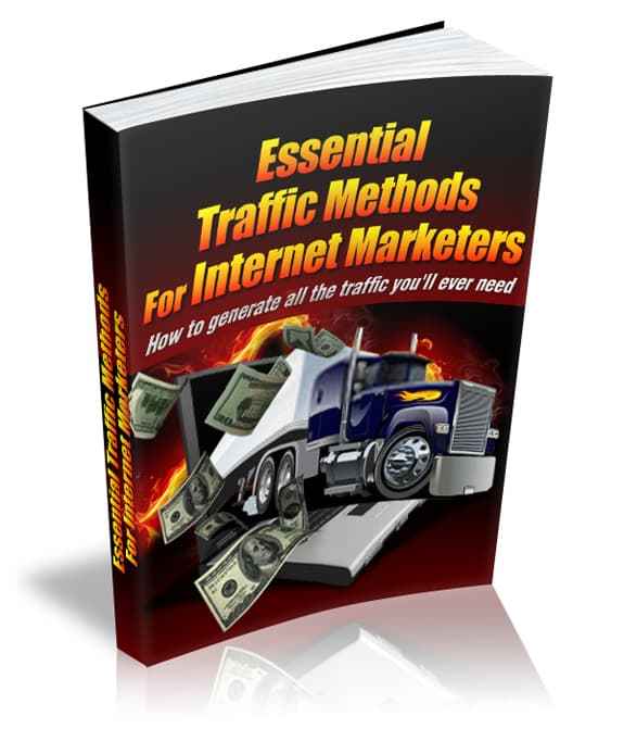 Essential Traffic Methods PLR guide for internet marketers digital download resell rights