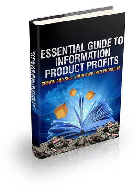 Essential Guide To Information Product Profits digital download with PLR MRR resell rights