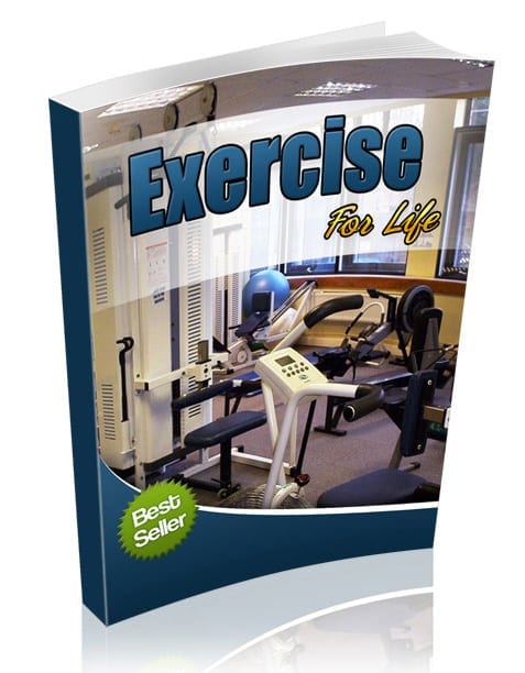 Exercise For Life digital guide cover image with fitness lifestyle themes