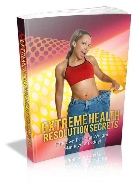 Extreme Health Resolution Secrets digital PLR MRR guide for fitness and weight loss success